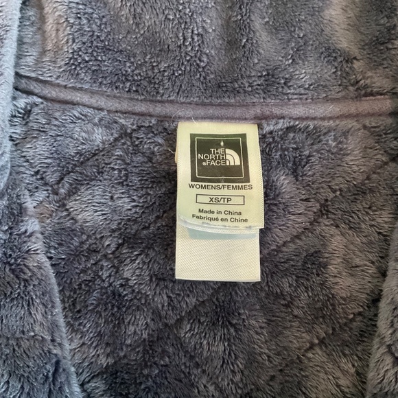 The North Face Caroluna Quilted Jacket Fleece Lined Black Full Zip Coat Size XS - Picture 4 of 12